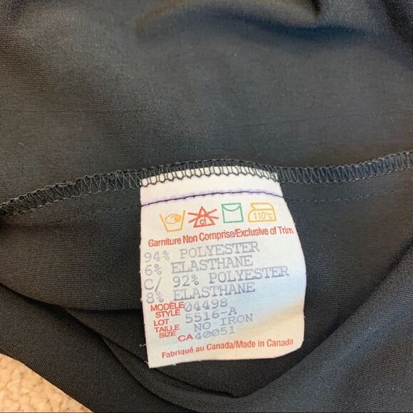 FRANK Lyman Design Black Leopard Animal Print Dress Sz 12 Black Brown Sleeveless - Picture 9 of 13